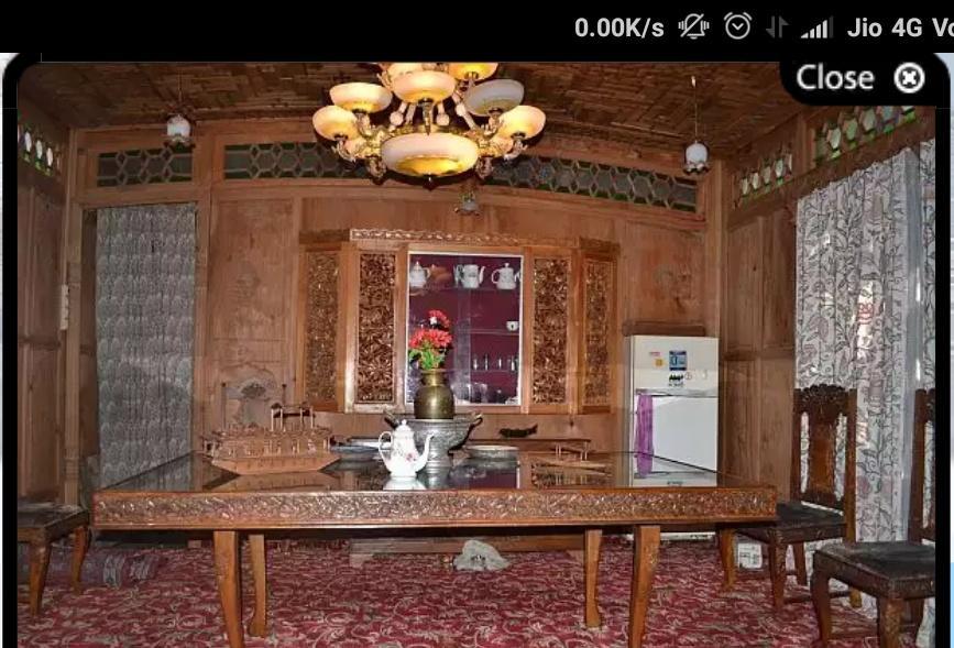 House Boat New Manora Bed & Breakfast Srīnagar Eksteriør bilde